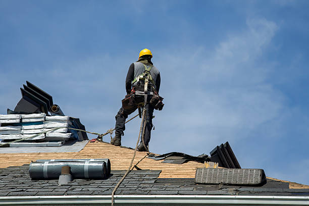 Professional Flat Roof Repair technician working in Monrovia, CA